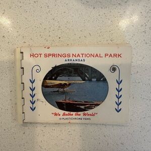 Hot Springs National Park Arkansas 10 Plastichrome View Book
